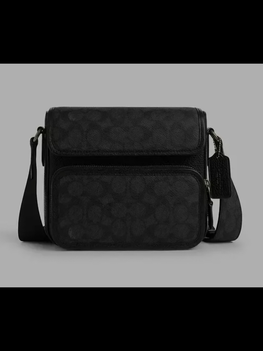 NWOT Authentic COACH Men's Black Crossbody Shoulder Bag